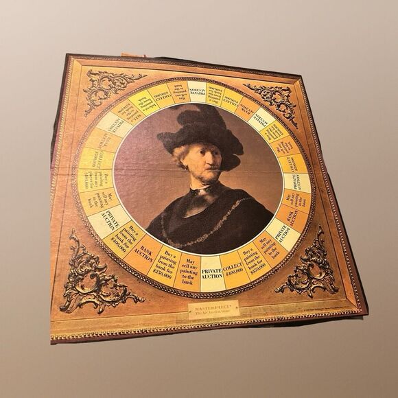 Vintage 1970 Paker Brothers Masterpeice The Art Auctiion Game Complete - Picture 4 of 11